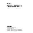 SONY DNW-A22 Manual de Servicio