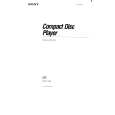 SONY CDP-C705 Manual de Usuario