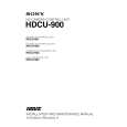 SONY HDCU-900 Manual de Servicio