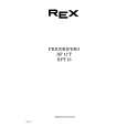 REX-ELECTROLUX RF17T Manual de Usuario