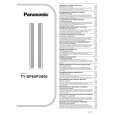 PANASONIC TYSP65PV600 Manual de Usuario