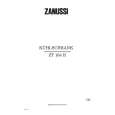ZANUSSI ZT164R Manual de Usuario