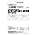 PIONEER CT-W806DR Manual de Servicio