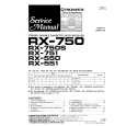 PIONEER RX-551 Manual de Servicio