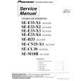 PIONEER SE-E33-X4/XCN/EW5 Manual de Servicio