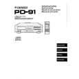 PIONEER PD-91 Manual de Usuario