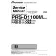 PIONEER PRS-D1100M/XS/UC Manual de Servicio