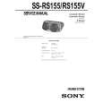 SONY SS-RS155 Manual de Servicio