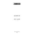 ZANUSSI ZCC6658X Manual de Usuario