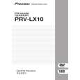 PIONEER PRV-LX10/WK/RB Manual de Usuario