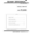 SHARP PC-AX40 Manual de Servicio