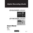 KORG D16XD Manual de Usuario