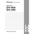 PIONEER DV-454-K/WVXU Manual de Usuario