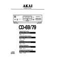 AKAI CD-69 Manual de Usuario