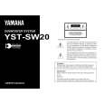 YAMAHA YST-SW20 Manual de Usuario