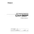 ROLAND CM-32P Manual de Usuario