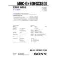 SONY MHCGX8800 Manual de Servicio