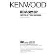 KENWOOD KDVS210P Manual de Usuario