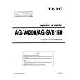 TEAC AG-SV5150 Manual de Servicio