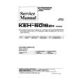 PIONEER KEH6016ZH Manual de Servicio