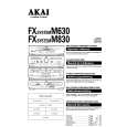 AKAI FX SYSTEM M630 Manual de Usuario