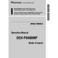 PIONEER DEH-P9400MP/UC Manual de Usuario