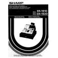 SHARP ER-1920 Manual de Usuario