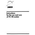 AEG VC40 Manual de Usuario