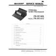 SHARP PA-W1410 Manual de Servicio