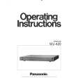 PANASONIC WJ420 Manual de Usuario