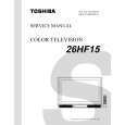 TOSHIBA 26HF15 Manual de Servicio