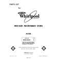 WHIRLPOOL MW3500XS0 Catálogo de piezas