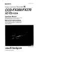 SONY CCD-FX200 Manual de Usuario