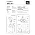 JBL SVA1600 Manual de Servicio