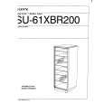 SONY SU61XBR200 Manual de Usuario