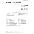 SHARP CD-C421H Catálogo de piezas
