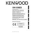 KENWOOD SW-508ES Manual de Usuario