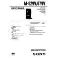 SONY M679V Manual de Servicio