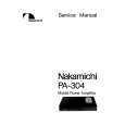 NAKAMICHI PA-304 Manual de Servicio