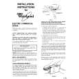 WHIRLPOOL 3CE2110XMW0 Manual de Instalación