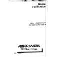 ARTHUR MARTIN ELECTROLUX TV3400W Manual de Usuario