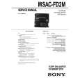 SONY MSACFD2M Manual de Servicio