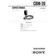 SONY CBM20 Manual de Servicio