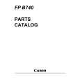 CANON FP B740 Catálogo de piezas