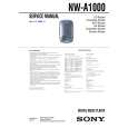 SONY NWA1000 Manual de Servicio