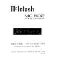 MCINTOSH MC502 Manual de Servicio