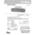 SONY CFSW504 Manual de Servicio