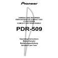 PIONEER PDR509 Manual de Usuario