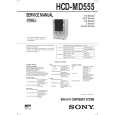 SONY HCDMD555 Manual de Servicio