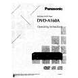 PANASONIC DVD-A160A Manual de Usuario